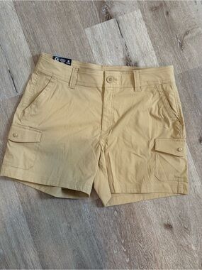 Eddie Bauer Cargo Shorts Casual Lightweight Cargo Shorts in Mustard